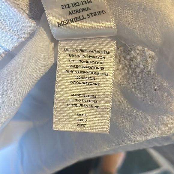 Rails Aurora Merriell Blue White Stripe Dress Size S - Picture 9 of 12